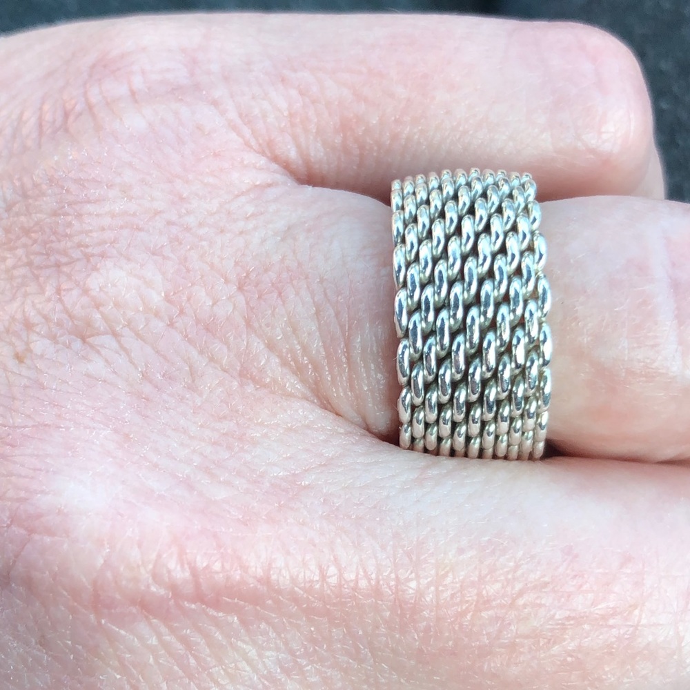 **MINT**Tiffany & Co. Somerset Mesh Ring